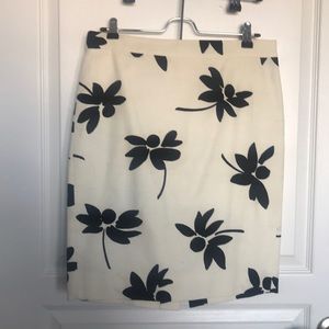 Floral Pencil Skirt